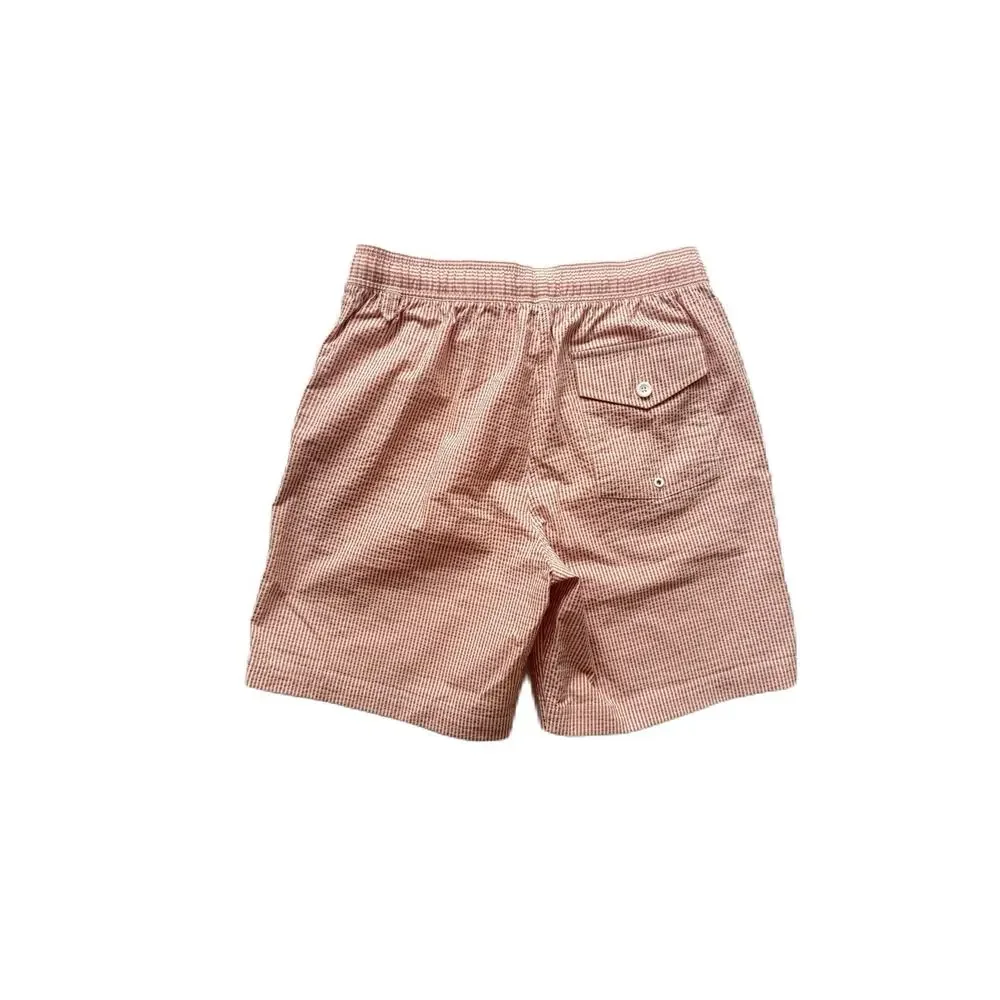 Todd Snyder Seersucker Montauk Swim Short Size XS Blush NWT